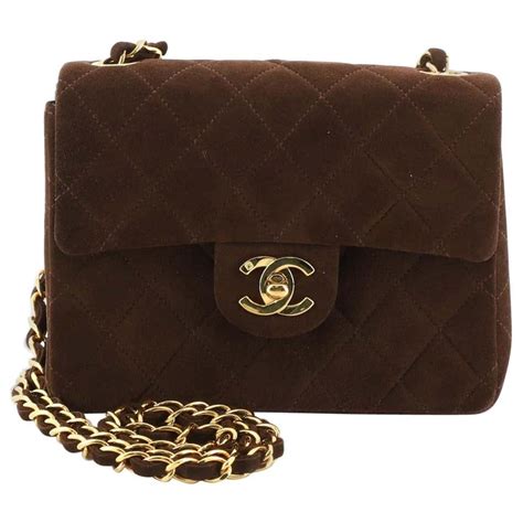 chanel brown suede bag|chanel quilted leather bag.